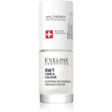 Eveline Cosmetics Nail Therapy Care &amp; Colour balsam pentru unghii 6 in 1 culoare Golden Glow 5 ml