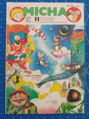 Micha 1988 Nr. 11 revista benzi desenate URSS Rusia / varianta in limba franceza foto