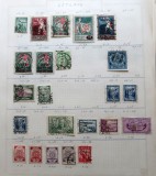 Lot 23 Timbre Vechi Letonia 1919-1938 - Baltice, Independență 1919, Ulmanis, Soare -GB, Stampilat