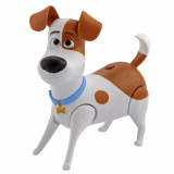 Cumpara ieftin Jucarie plastic The Secret Life of Pets Max, 14x15x4 cm, Alb/Maro