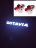 Cumpara ieftin Holograme usi Skoda Octavia,set de 2 bucati