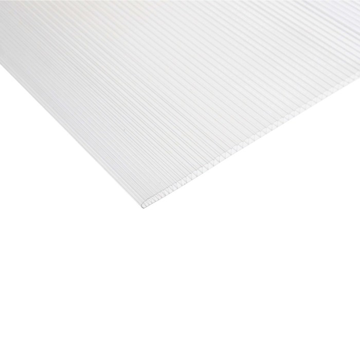 Policarbonat celular cu 2 pereti, transparent, 3000 x 2100 x 8 mm, Car