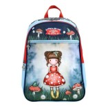 Ghiozdan Gorjuss, Little Mushroom, 1 compartiment, 33x43x20 cm