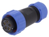 Mufă SP21 Mamă 5 PIN IP68 10A 500V Terminal cu Șurub 7-12mm