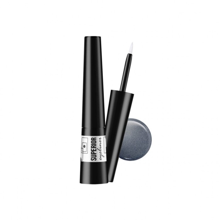 Eyeliner Superior rezistent la apa, Vipera, Nr. 05 Argintiu