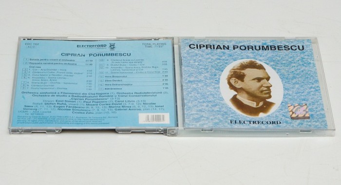 Ciprian Porumbescu &ndash; Ciprian Porumbescu - CD audio original Eletrecord