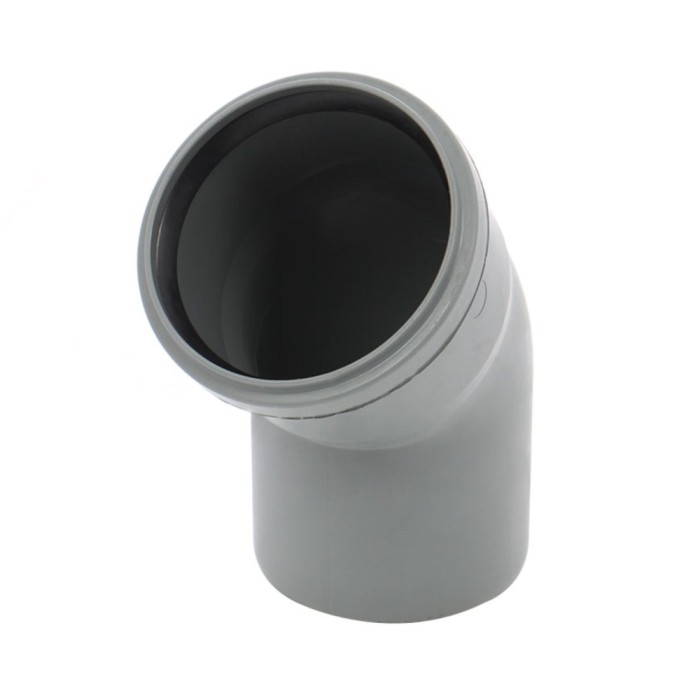 Cot PP HTB, pentru scurgere, D 75 mm, 45 grade
