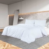 Gossi set cu husa de pilota, alb, 240x220 cm, bumbac