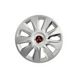 Set 4 capace roti Cu Inel Cromat Stratos R16 Compatibil Cu Mitsubisi