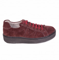 Pantofi casual dama 556 Bordo foto