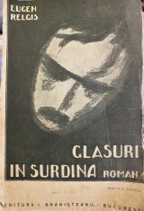 1927 Eugen Relgis Glasuri in surdina roman PRINCEPS coperta N. Tonitza AUTOGRAF