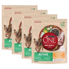 PURINA ONE MINI/SMALL Active, pui cu orez 4 x 800 g foto