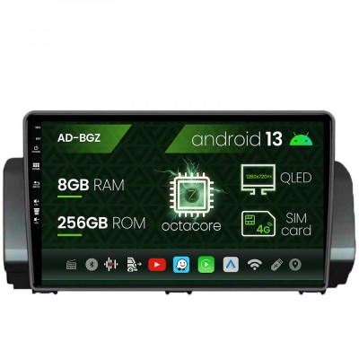 Navigatie Dacia Sandero (2021-Prezent), Android 13, Z-Octacore 8GB RAM + 256GB ROM, 10.1 Inch - AD-BGZ10008+AD-BGRKIT366V3 foto