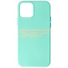 Husa Silicon iPhone 12 Verde Mentă - Calitate Premium, Tip Apple