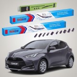 Cumpara ieftin Stergatoare Mazda 2 Hybrid XP210 2022-2024 Set Fata si Spate Flat Premium TeamCar