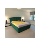 Pat Tapitat Eli Verde Smarald Fara Saltea 180x200cm