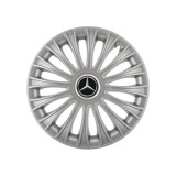 Cumpara ieftin Set 4 capace roti 16 inchi (R16) Dino Gri, Compatibile cu Mercedes