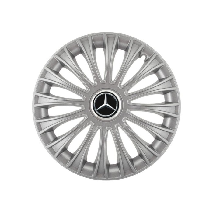 Set 4 capace roti 16 inchi (R16) Dino Gri, Compatibile cu Mercedes