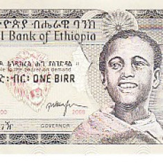 M1 - Bancnota fosrte veche - Etiopia - 1 birr - 2008