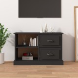 VidaXL Comodă TV, negru, 73x35,5x47,5 cm, lemn prelucrat