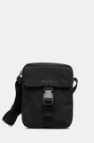 HUGO borsetă culoarea negru, 50547276
