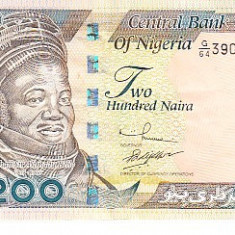 M1 - Bancnota foarte veche - Nigeria - 200 naira - 2002