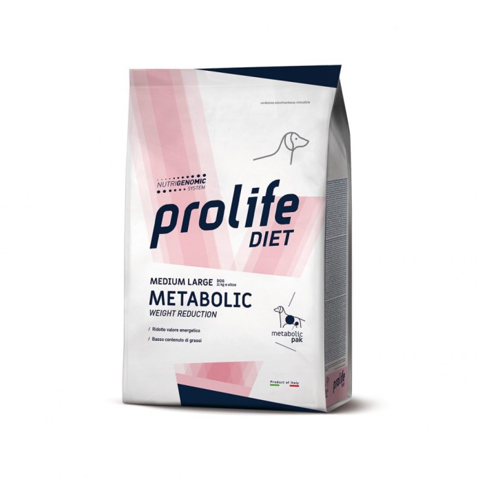DIETA VETERINARA USCATA PROLIFE METABOLIC WEIGHT CONTROL PENTRU CAINI DE TALIE MEDIE MARE 8 KG