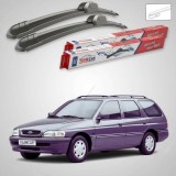 Cumpara ieftin Ștergătoare Ford Escort Gen V VI Turnier Break 1990-1994 | Set Față Flat &ndash; TeamCar&reg;