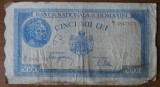 Cumpara ieftin Bancnota 5000 Lei 2 Mai 1944 Rom&acirc;nia - Numismatică Bancnote Rom&acirc;nești