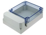 Carcasa montare perete COMBIPLAST ABS gri IP65 Policarbonat transparent 160x211x71mm CP-11-14T