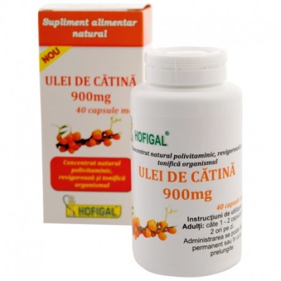 Ulei de Catina 900mg Hofigal 40cps foto