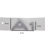 Emblema Auto AUDI A1 Plastic Banda Dublu Adeziva