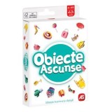 Joc de societate cu carti, Obiecte Ascunse, 30 carduri si 4 planse, Multicolor, CMCLASS