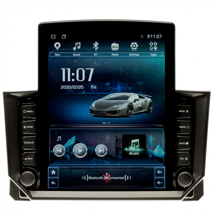 Navigatie Seat Ibiza Dupa 2017 AUTONAV ECO Android GPS Dedicata, Model XPERT 16GB Stocare, 1GB DDR3 RAM, Display Vertical Stil Tesla 10&quot; , WiFi, 2 x U