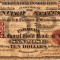 10 dolari 1874 Reproducere Bancnota USD