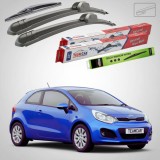 Cumpara ieftin Ștergătoare Kia Rio III UB Hatchback 2011-2017 | Set Față și Spate Flat &ndash; TeamCar&reg;