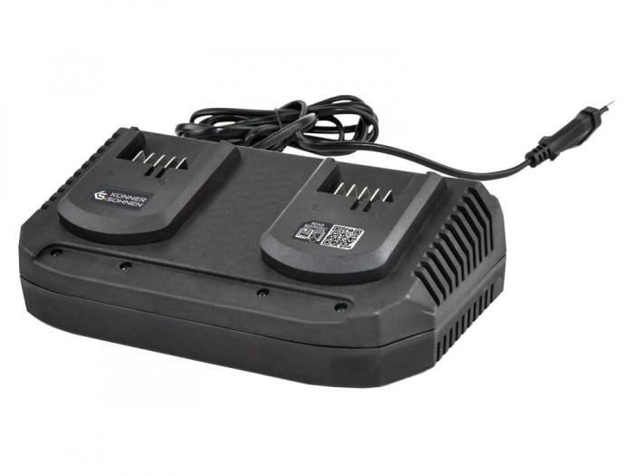 Incarcator rapid dublu pentru acumulator Konner Sohnen 20V KS C35A-2