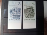 Ungaria.1987 - Ziua marcii postale , MNH Nedantelat - Mi 3918 B - 3919 B, Nestampilat