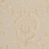 Tapet clasic, baroc, gri, maro, crem, dormitor,47521, Limonta