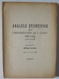 ANALELE STIINTIFICE ALE UNIVESRITATII &#039; AL. I. CUZA &#039; DIN IASI &#039; , SECTIUNEA III : STIINTE SOCIALE , TOMUL IV , ANUL 1958