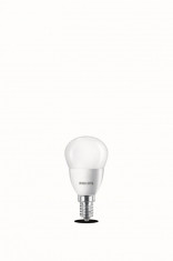 Bec LED Philips 6W (48W), E14, lumina calda, temperatura culoare 2700- 3000K, 620lumeni, 220V, IP20, durata de viata 15.000 ore, clasa energetica A+ foto