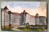 AD 332 C. P. VECHE - KARLSBAD - HOTEL ,,IMPERIAL&quot; -CEHOSLOVACIA-1927-CALIMANESTI, Circulata, Franta, Printata