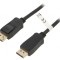 Cablu DisplayPort 1.2 HDCP 2.2 5m Negru