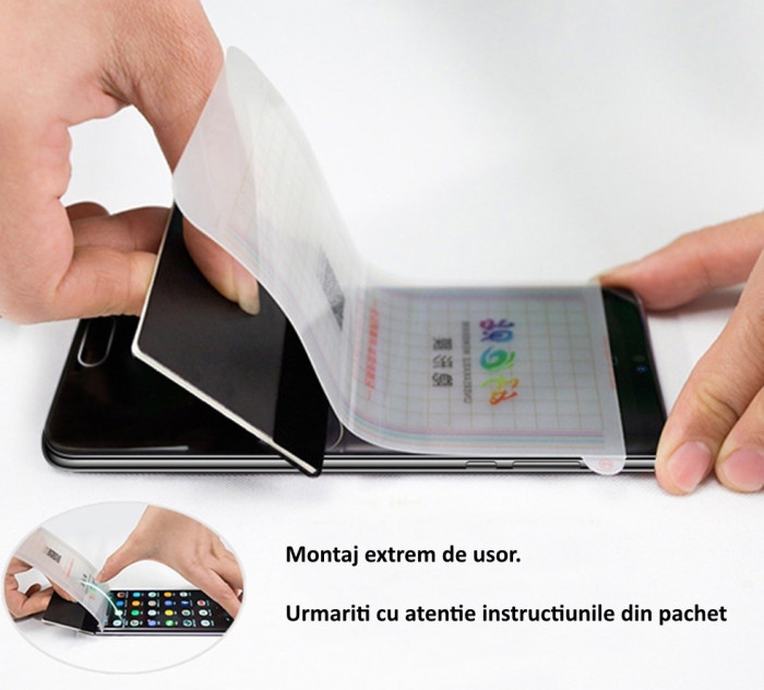 Folie Protectie din Silicon Regenerabil Hydro Gel full screen pentru Redmi Note 11 4G Transparent