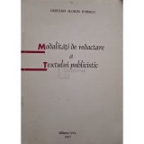Cristian Florin Popescu - Modalitati de redactare a textului publicistic (Editia: 1997)