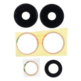 Geam Camera Xiaomi Poco X5 Pro Negru, Replacement Obiectiv Protectie, Bulk