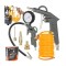 Kit pentru compresor, accesorii, pistol umflat, suflat, 6 piese, Powermat