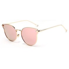 Ochelari de Soare, Zamo&Acirc;&reg;, Montreal Pink, Protectie UV400, Model Cat-Eye, Rama Roz, Lentile Roz