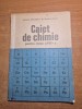 Caiet de chimie - pentru clasa a 8-a - din anul 1975