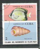 Cuba 1974 Fishes, used A.123, Stampilat